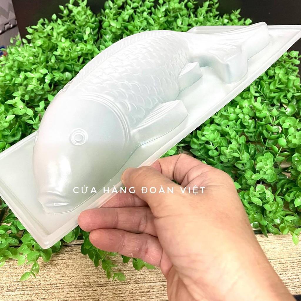 Khuôn rau câu, khuôn nhấn xôi, bánh tổ ….. Hình cá koi , cá chép - Chất liệu nhựa dày bóng , siêu sắc nét nhiều size