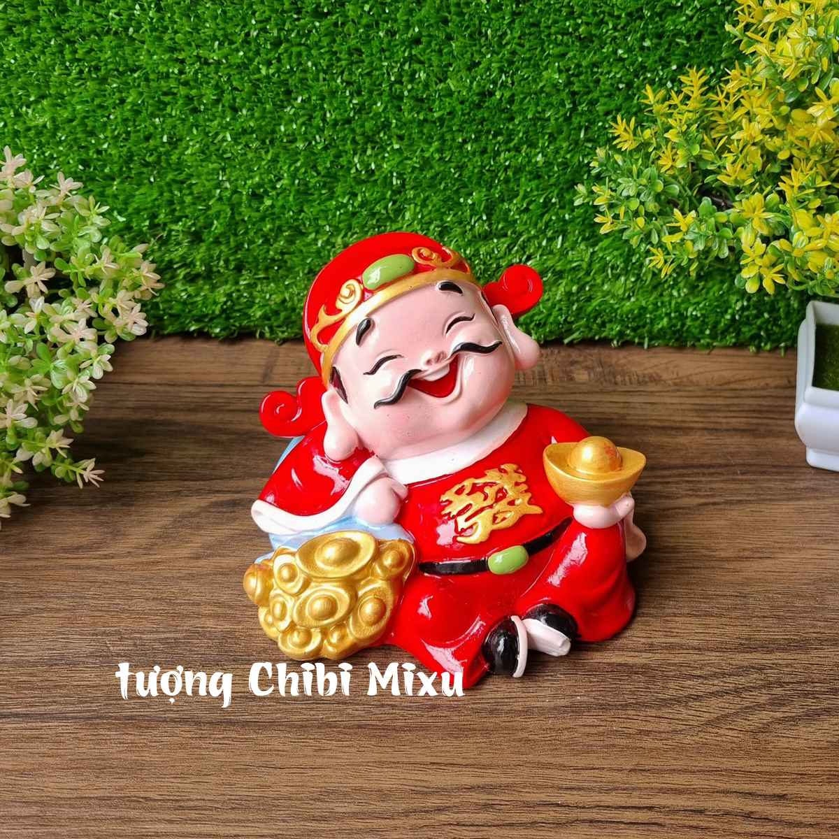 Tượng Thần Tài size 13cm - mẫu 02