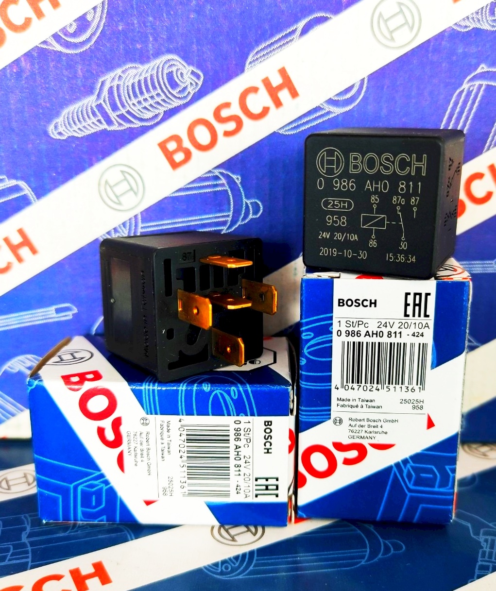 Rờ le Relay Bosch 5 Chân 24V 20A - Dành Cho Xe Tải