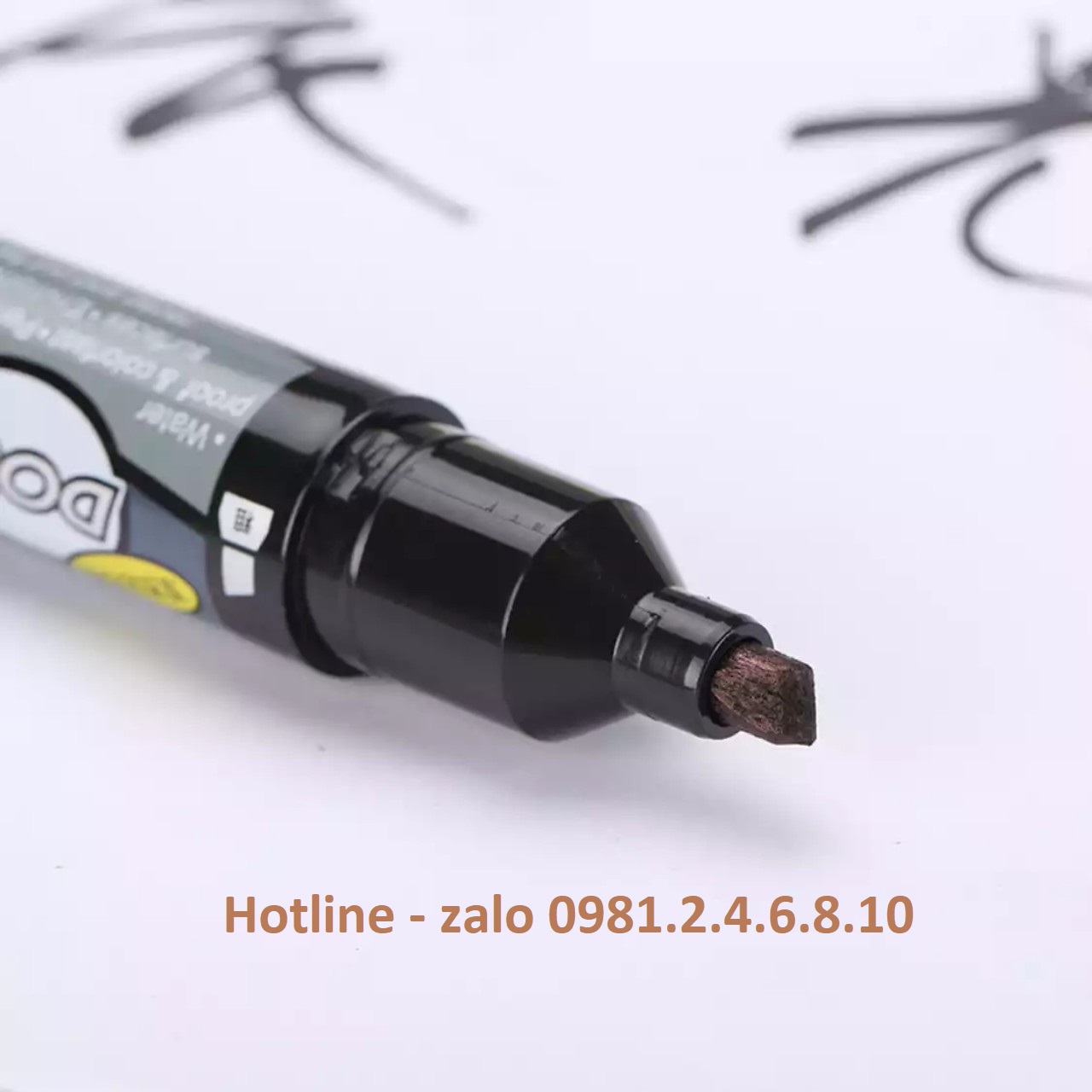 Combo 3 bút lông dầu 2 đầu M&amp;G - 2110 màu đen