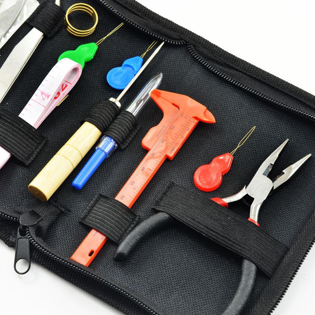 2X Portable Repair Tools Bag Storage Bag Zippered Canvas