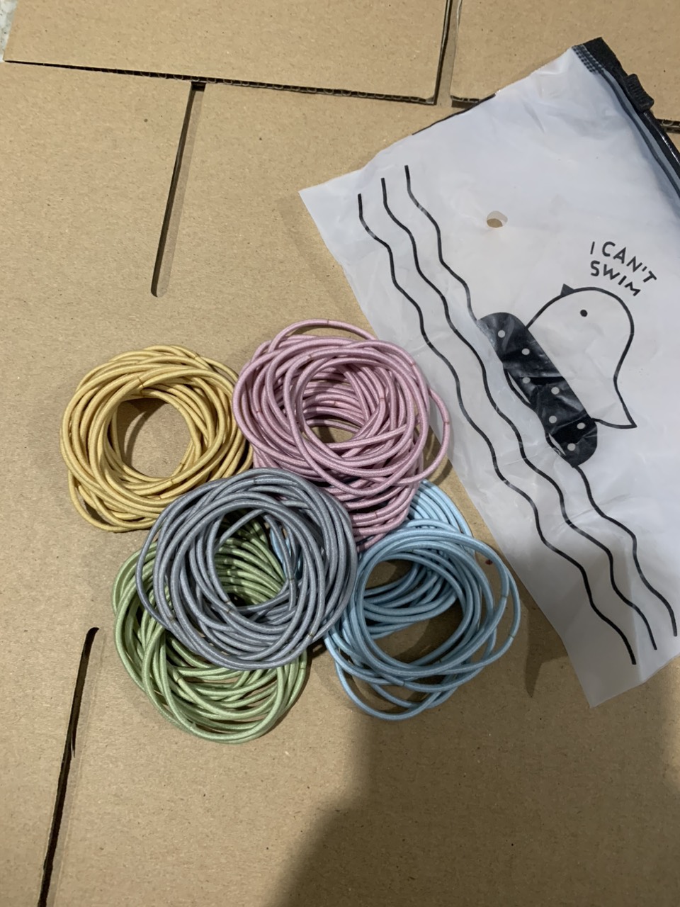 Túi thun  cột tóc nhiều màu