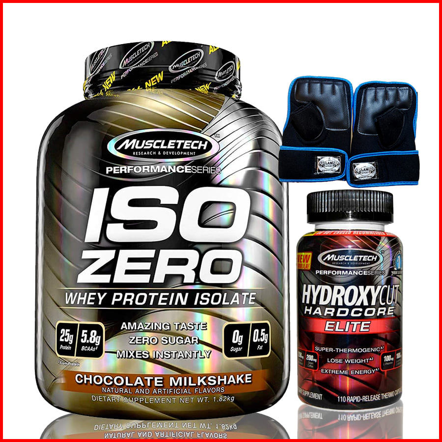 COMBO TĂNG CƠ + HỖ TRỢ GIẢM MỠ Iso Zero 4lbs (~1.8kg) + Hydroxycut Elite 110 viên – Bổ sung Protein tinh khiết giúp Tăng Cơ nhanh chóng + Thành phần hỗ trợ đốt mỡ giảm cân cực kì hiệu quả + Kèm quà – Hàng Muscletech nhập khẩu chính hãng