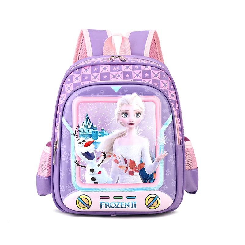 Balo mầm non hình elsa, siêu nhân cho bé trai, bé gái.
