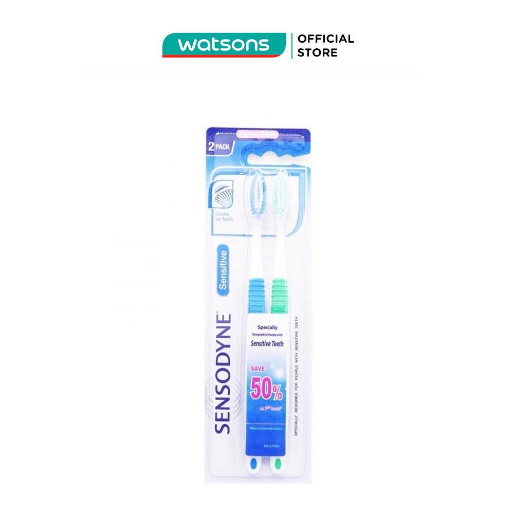 Bộ 2 Bàn Chải Đánh Răng Chăm Sóc Răng Ê Buốt Và Êm Dịu Nướu Sensodyne Sensitive Extra Soft