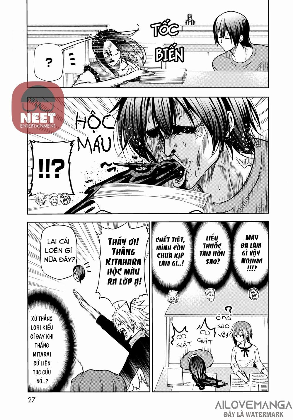 cô gái thích lặn - grand blue chapter 74 23