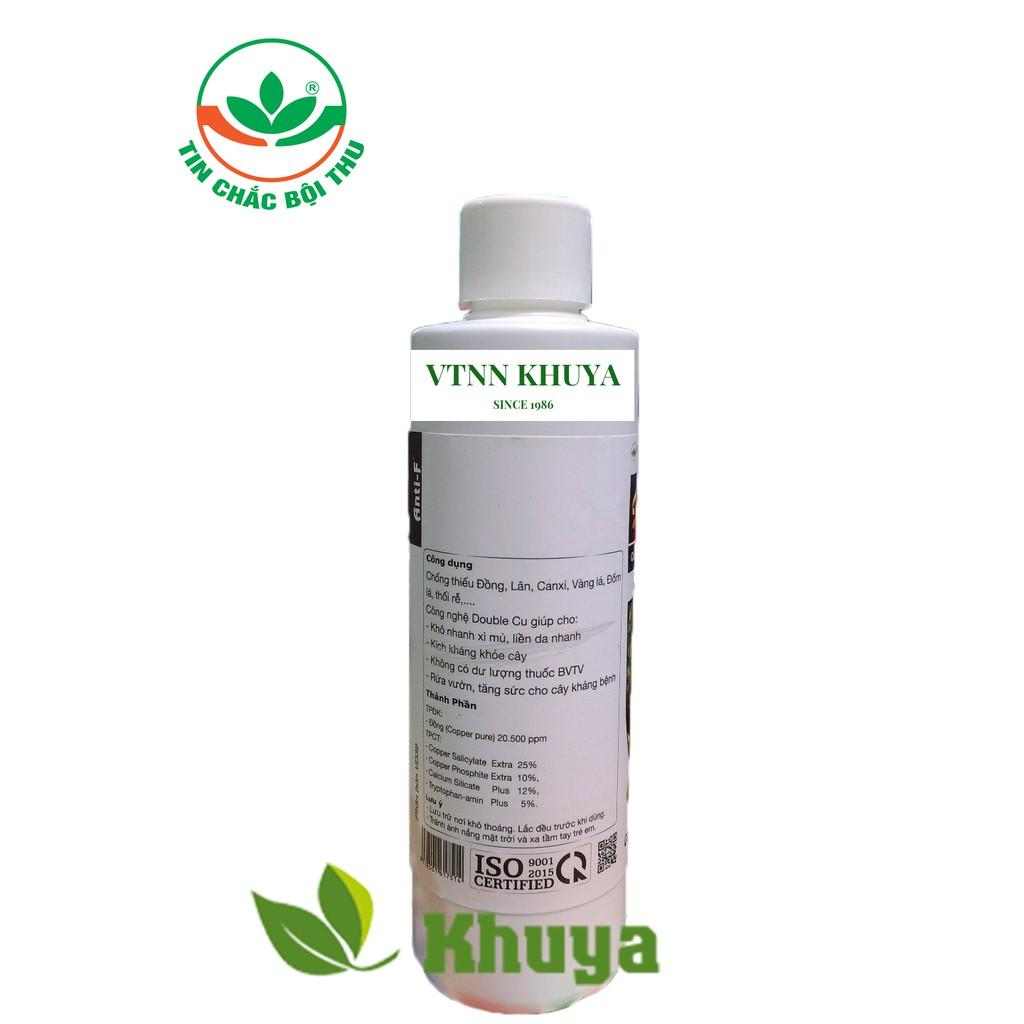 Phân bón Vidan Anti F 500ml Giúp Khô nhanh xì mũ và Khỏe cây