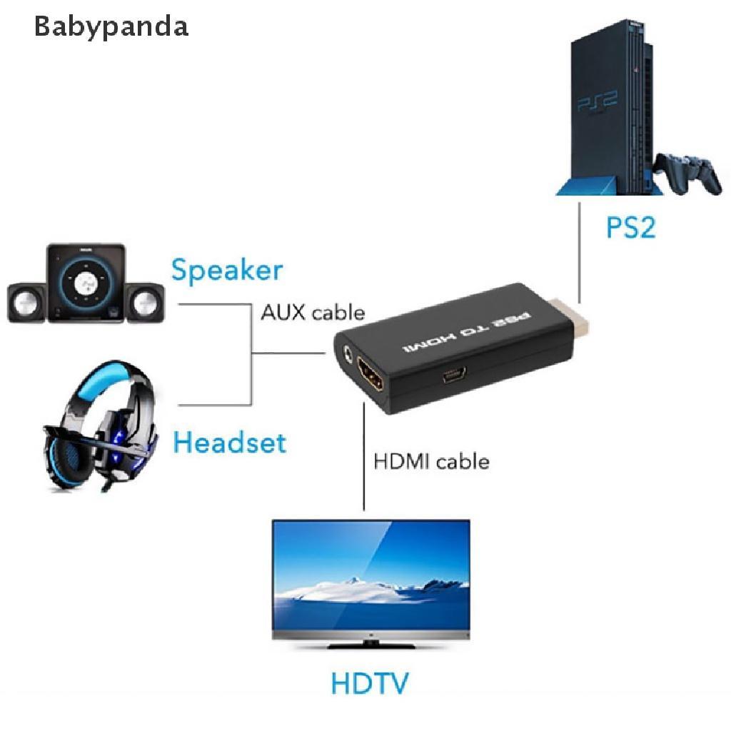 Thiết Bị Chuyển Đổi Âm Thanh / Video PS2 Sang HDMI 480i / 480p / 576i Với Đầu Ra Âm Thanh 3.5mm
