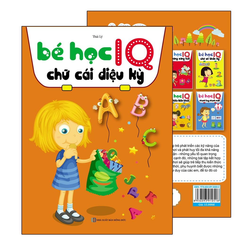 Sách - Bé Học IQ Chữ Cái Diệu Kỳ - Dành Cho Bé Từ 3 Đến 6 Tuổi