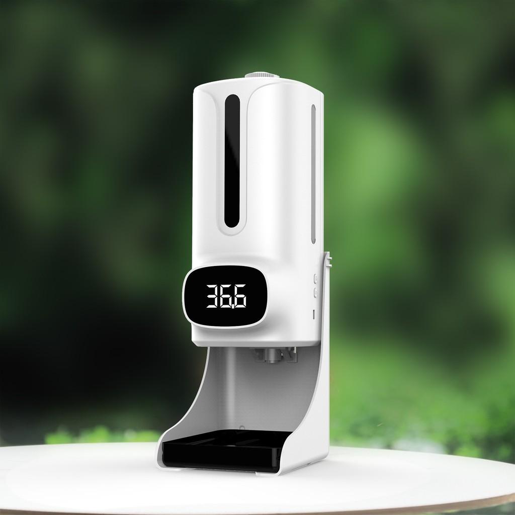 MÁY ĐO THÂN NHIỆT k9 pro plus KIÊM XỊT SÁT KHUẨN TAY TỰ ĐỘNG | MÁY KHỬ KHUẨN XỊT RỬA TAY KHỬ TRÙNG BẢO VỆ SỨC KHỎE.