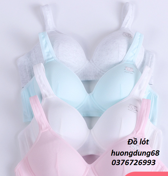 Bra / Áo Ngực Cotton Nữ Sinh Đầu Mèo Xuất Đông Âu Hàng Loại Đẹp.