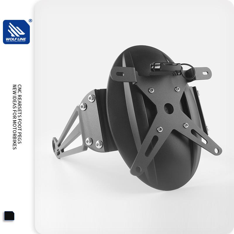 Giao hàng nhanh phù hợp cho xe máy KTM DUKE RC200 DUKE390 sửa đổi chắn bùn phía sau chắn bùn nước chắn bùn cát giữ đất loại bỏ