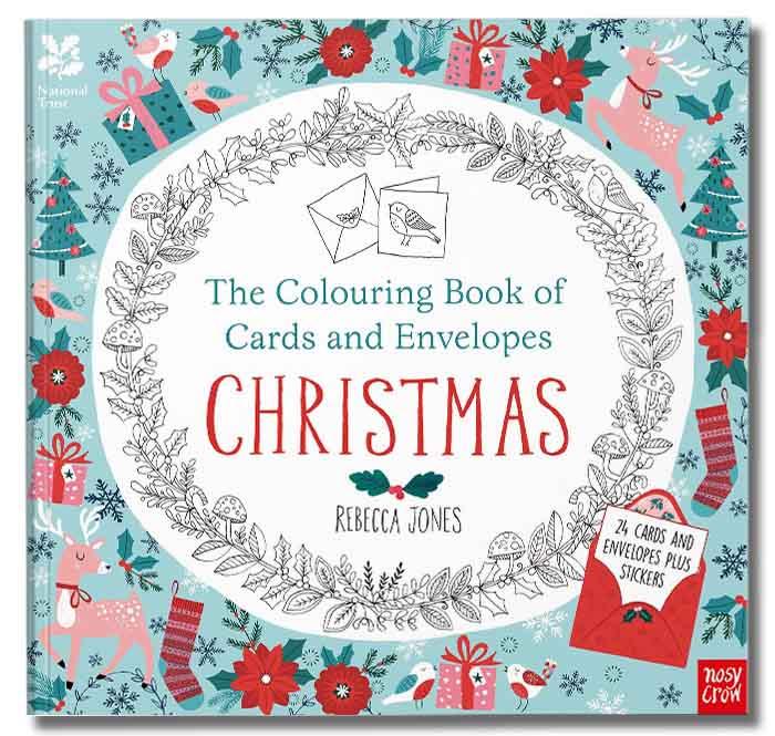 National Trust: The Colouring Book of Cards and Envelopes - Christmas