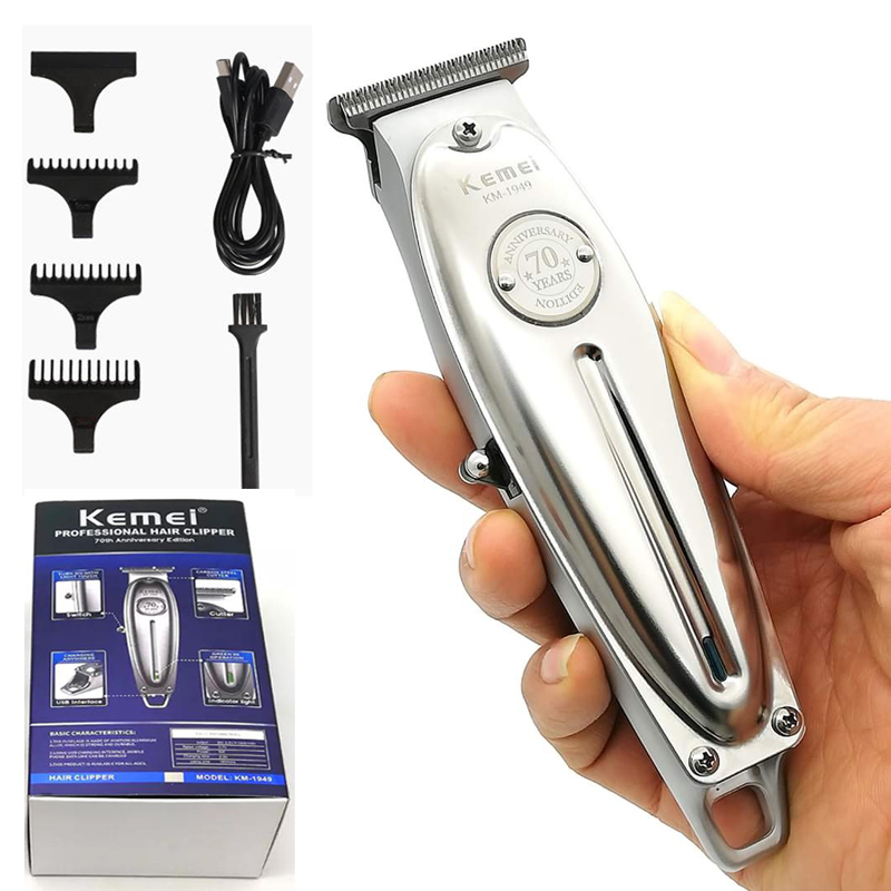 Tông đơ chấn viền Kemei KM 1949 chính hãng đã mài chuốt lưỡi mỏng sát
