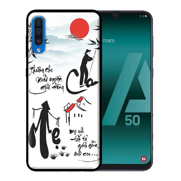 Ốp lưng in cho Samsung Galaxy A7 2018 mẫu Thương Cha Mẹ - Hàng chính hãng