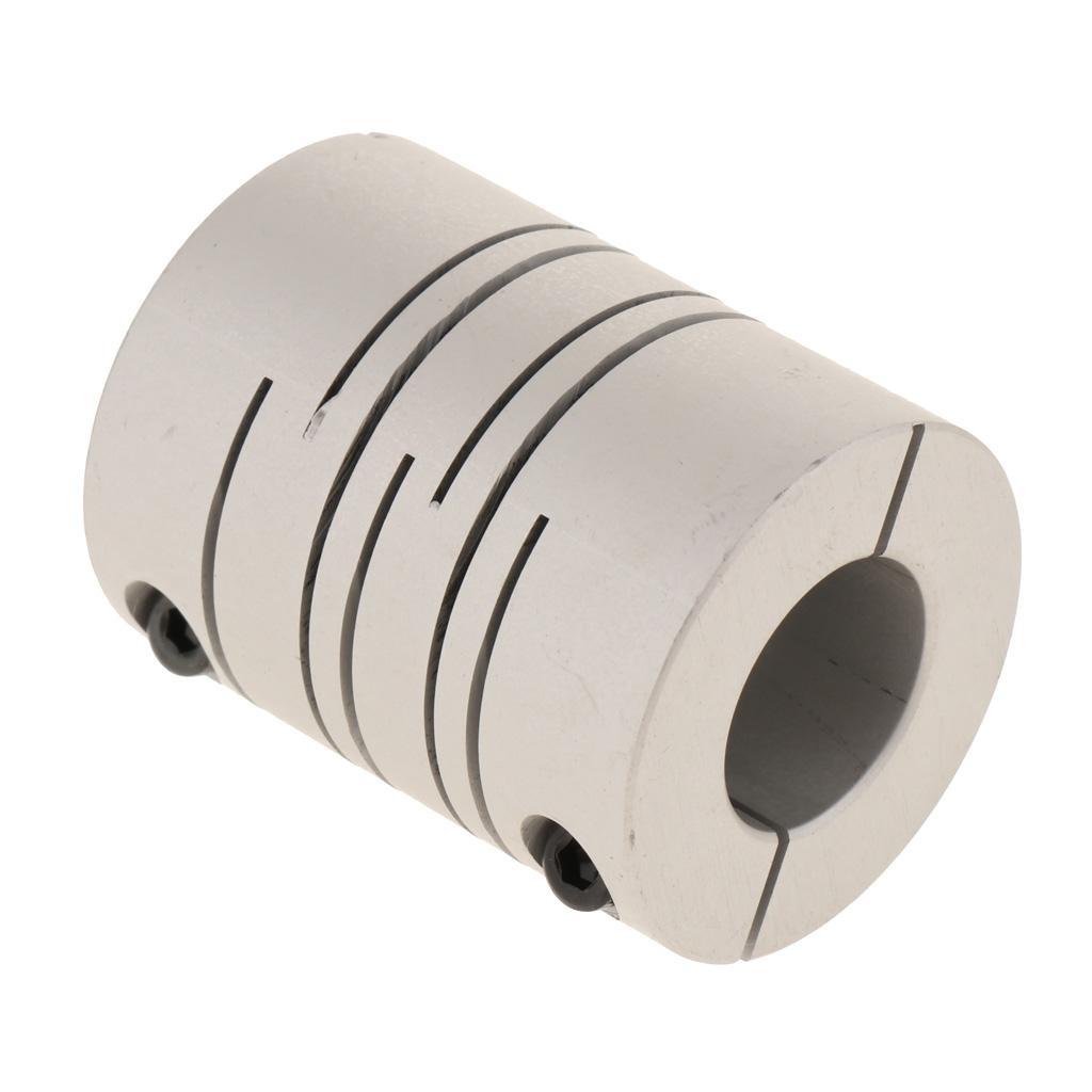 Parallel Thimble Shaft Coupling 32 x 41mm Diameter Motor Coupler Aluminum Alloy Joint Connector for DIY Encoder Absorb Vibration, Compensate Radial