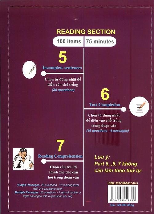 New Toeic: 5 Actual Tests - RC