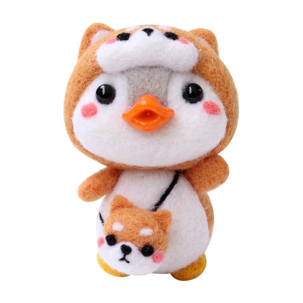 Animal Felting Kit for Beginner with Tools - penguin