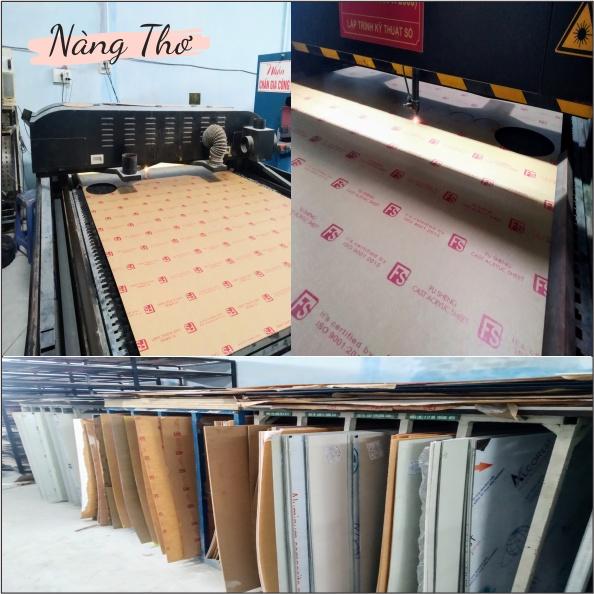Tấm Alu màu Trắng kích thước A4 _DECAL VIP