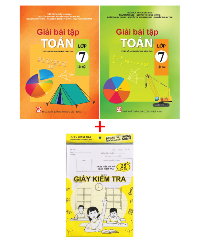 Sách - Combo 2 cuốn Giải bài tập Toán lớp 7