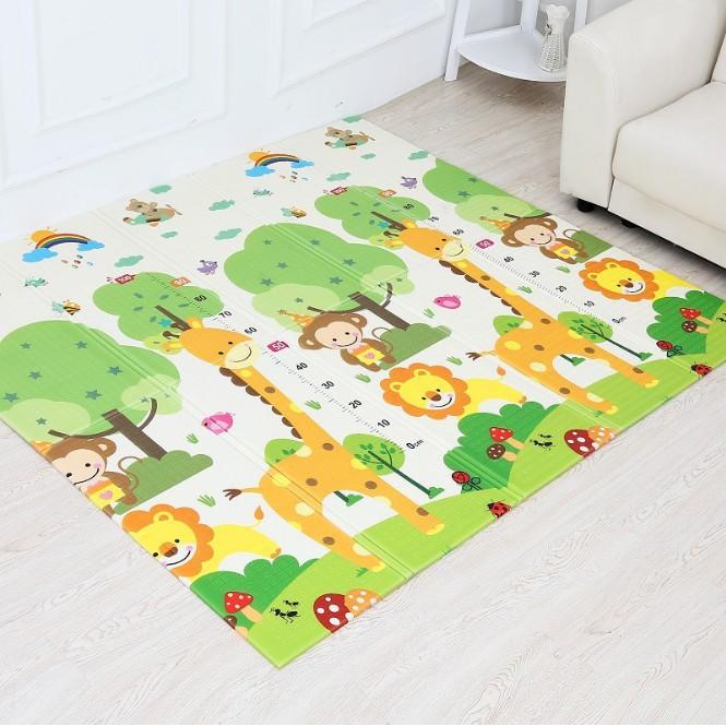 Thảm gấp hai mặt cho bé vui chơi XPE (1,5x2m)