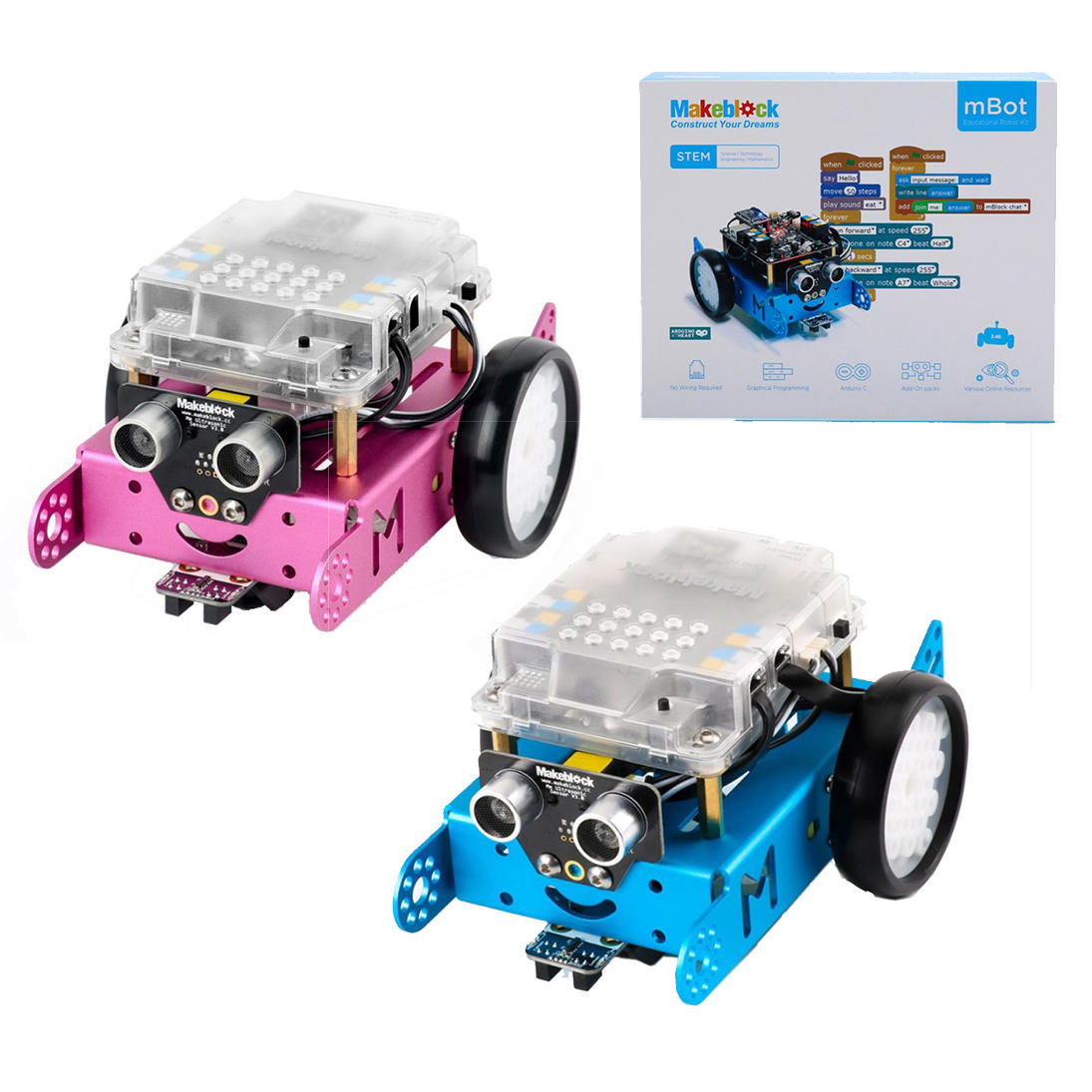 Đồ chơi giáo dục STEM: Bộ robot lập trình Makeblock mBot cho trẻ từ 8 tuổi