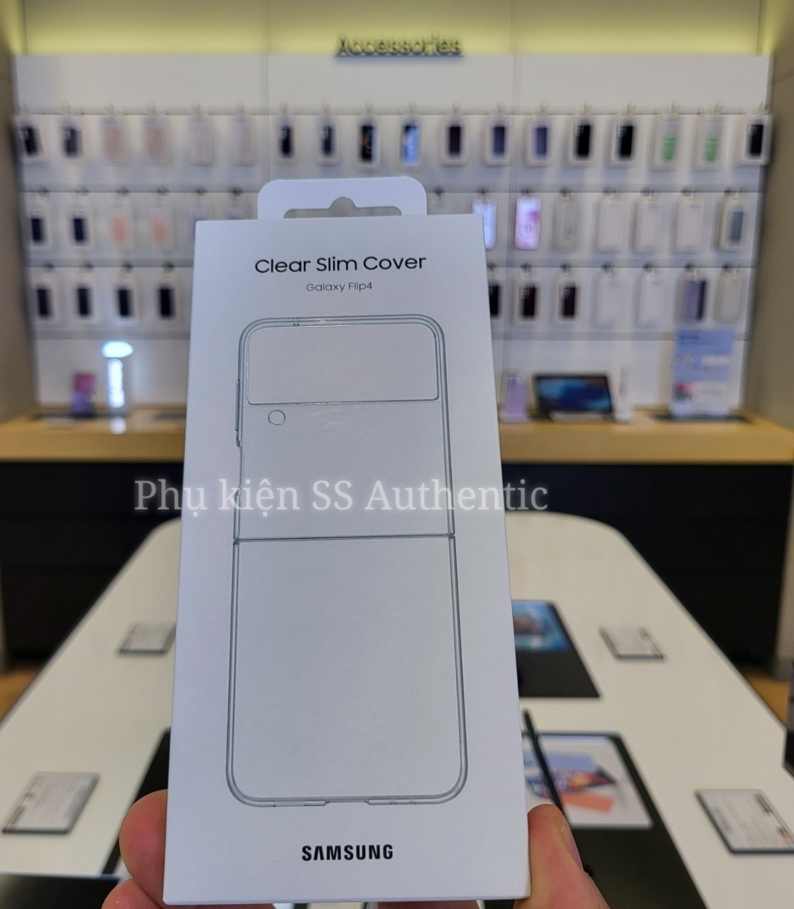 Ốp lưng Samsung TRONG SUỐT Z Flip 4 - Hàng chính hãng