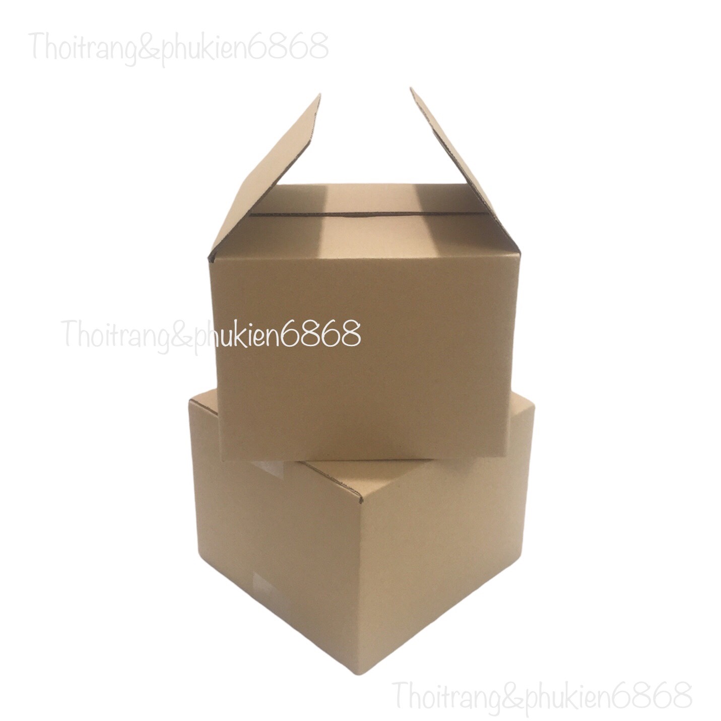 20x20x15 Combo10 hộp carton đóng hàng cỡ vừa, size 20*20*15