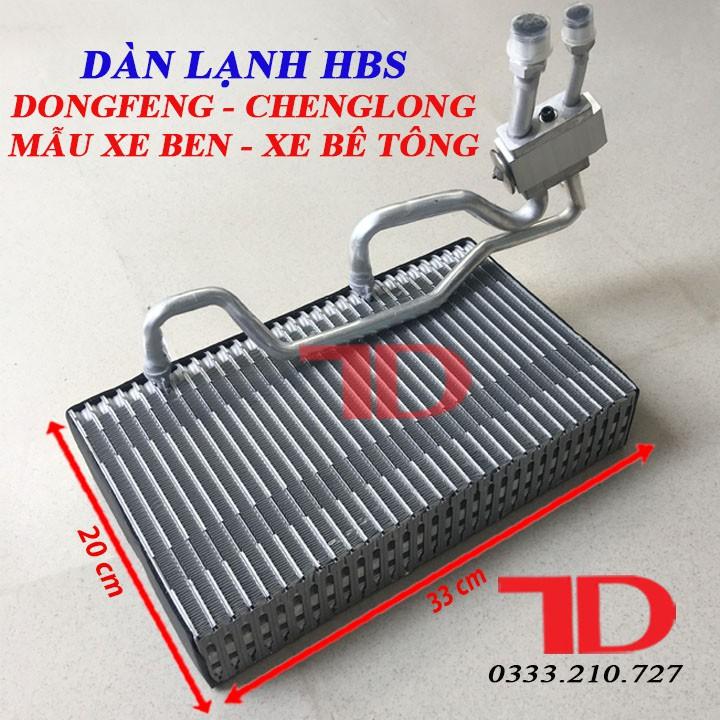 Dàn lạnh điều hòa có kèm van tiết lưu dùng cho xe đầu kéo, xe Benz, Xe Bê tông Dongfeng Chenglong Hải Âu HBS CZ08823 - Vật Tư Điện Lạnh Ô Tô Thuận Dung
