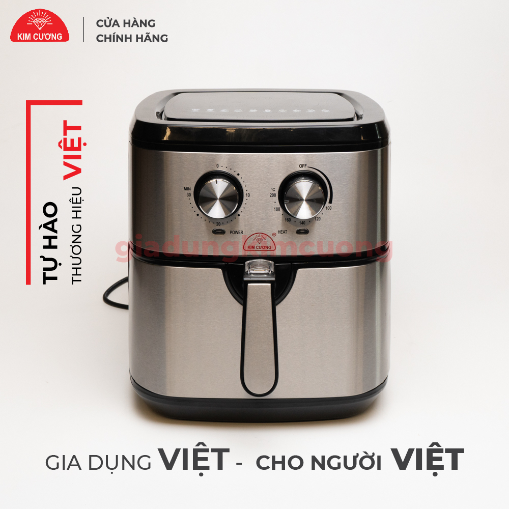 Nồi Chiên Không Dầu Kim Cương - Dung Tích 9.2 Lít - Hàng Chính Hãng