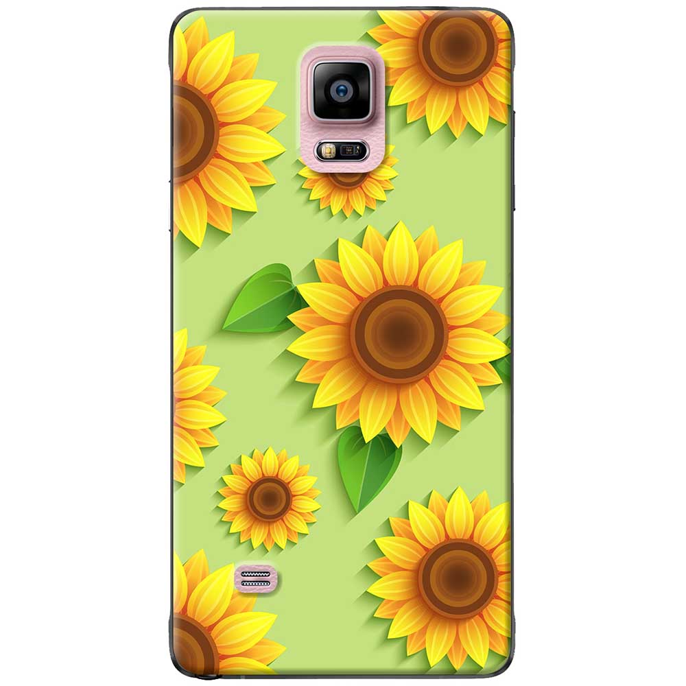 Ốp lưng  dành cho Samsung Galaxy Note 4 mẫu Hoa hướng dương
