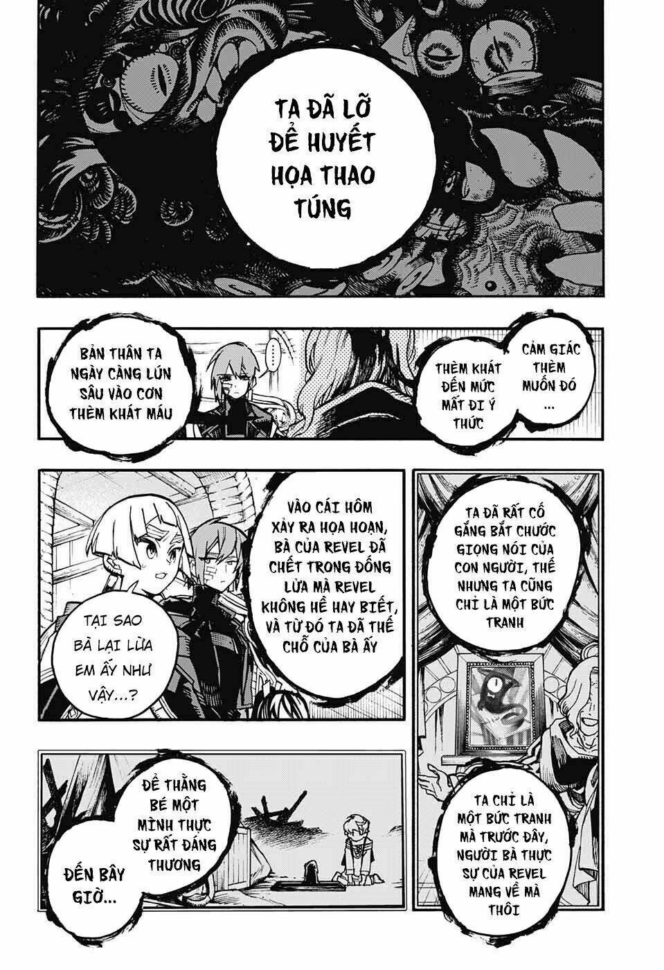 những bức họa quái dị của phù thủy chapter 14 12