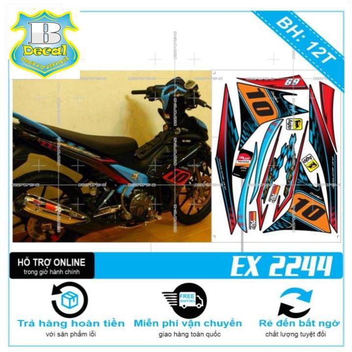 Tem rời dành cho EX 2011 SỐ 10 CHẾ MÀU