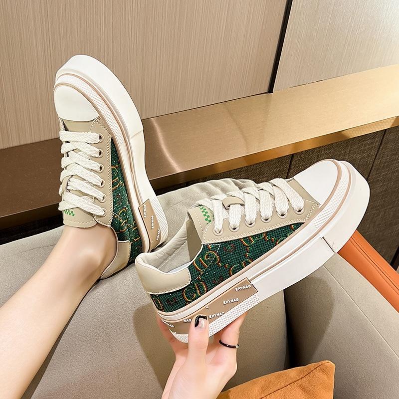 Giày thể thao nữ GD01, giày sneaker nữ hàng loại 1 bản thêu hottrend 2022