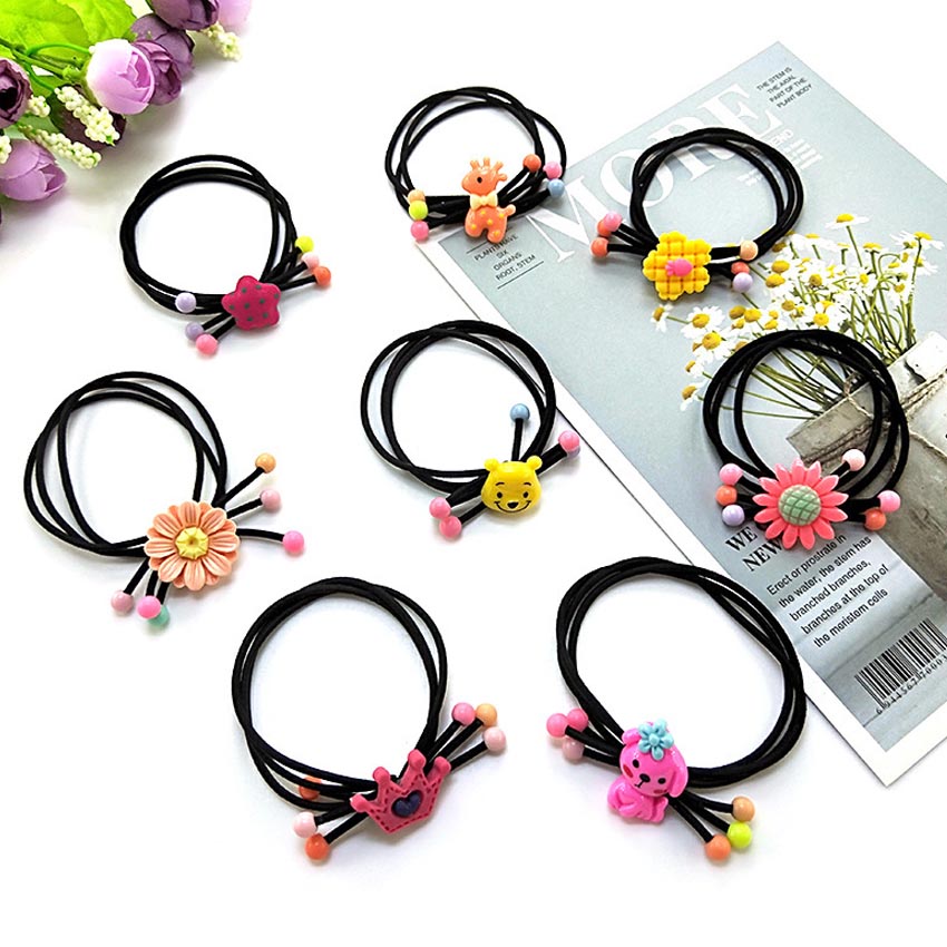 Dây buộc tóc cho bé gái NASI dễ thương phong cách hàn quốc thun cột tóc nữ co giãn tốt phụ kiện tóc giao ngẫu nhiên
