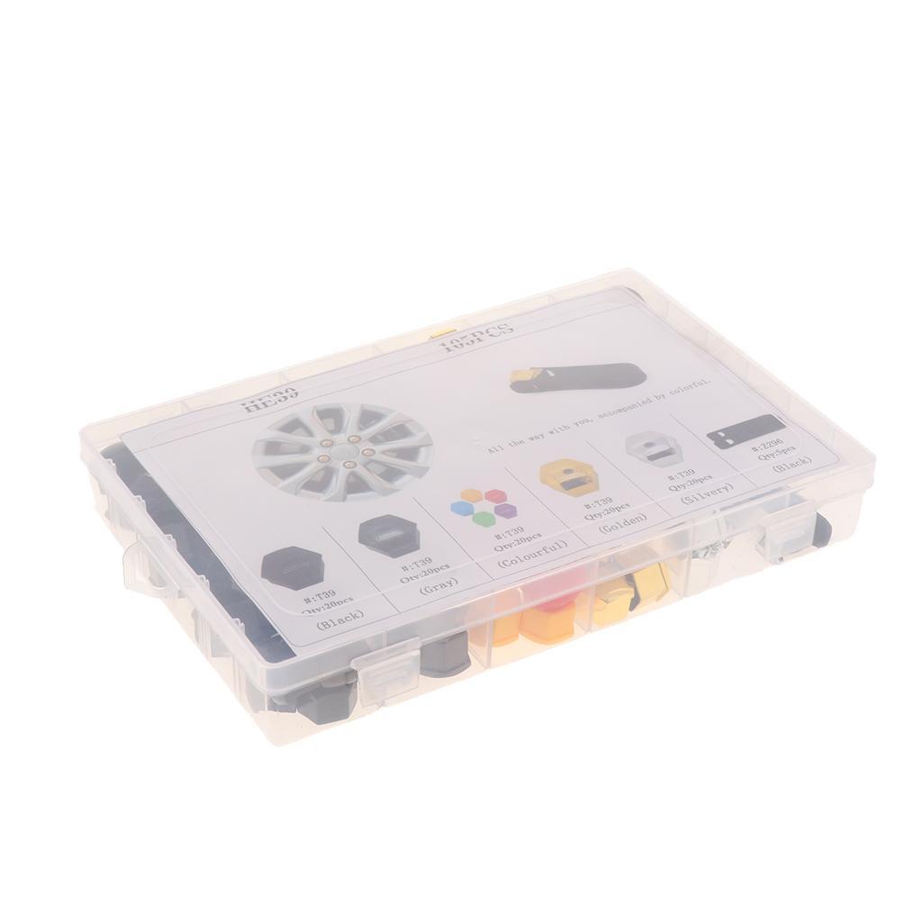 Universal 17mm Chrome Car Wheel Nut  Hub Screw Cover Lug Nur Cover