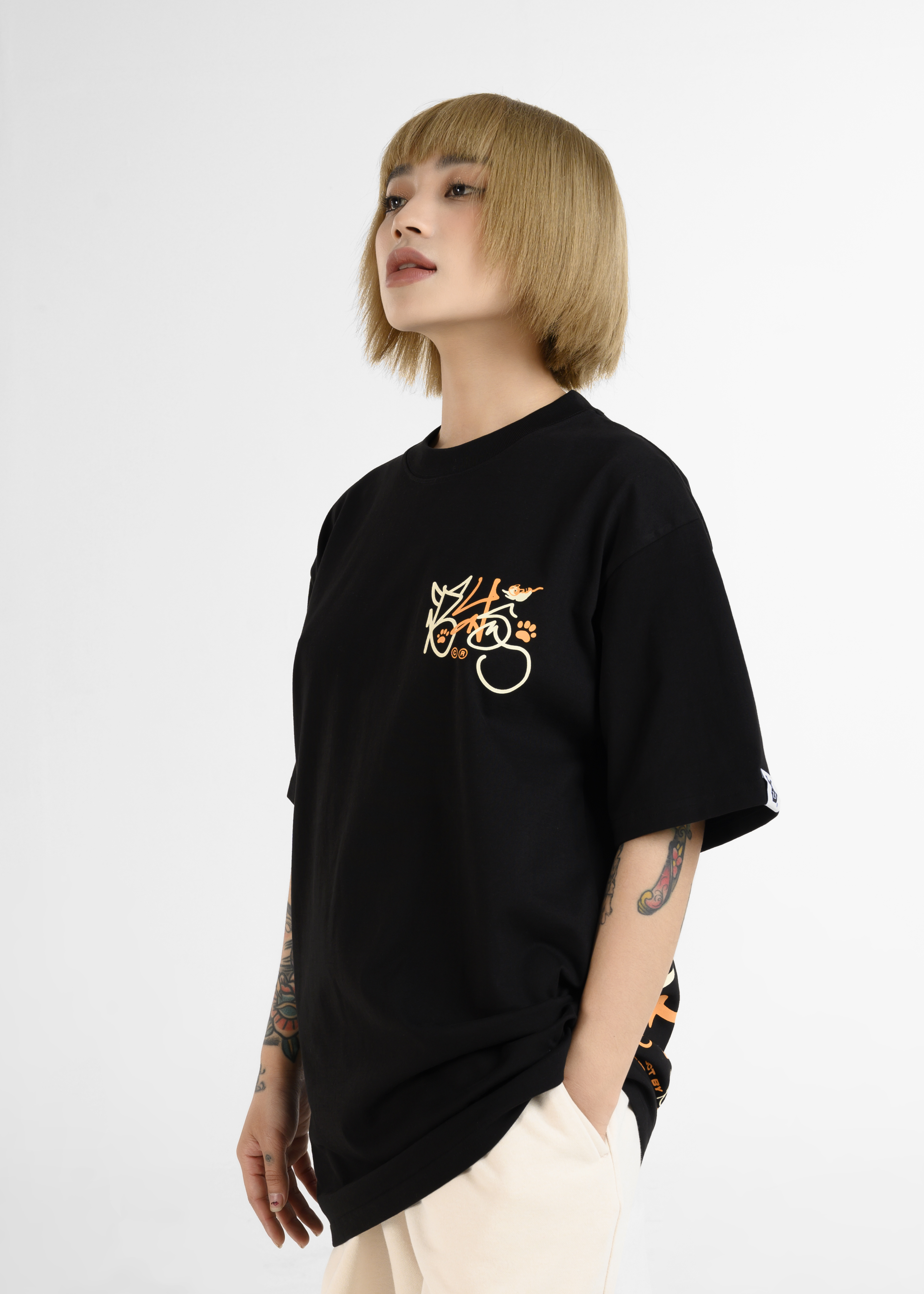 Áo thun unisex Local Brand BYS - TSHIRT CAT TẾT 2023