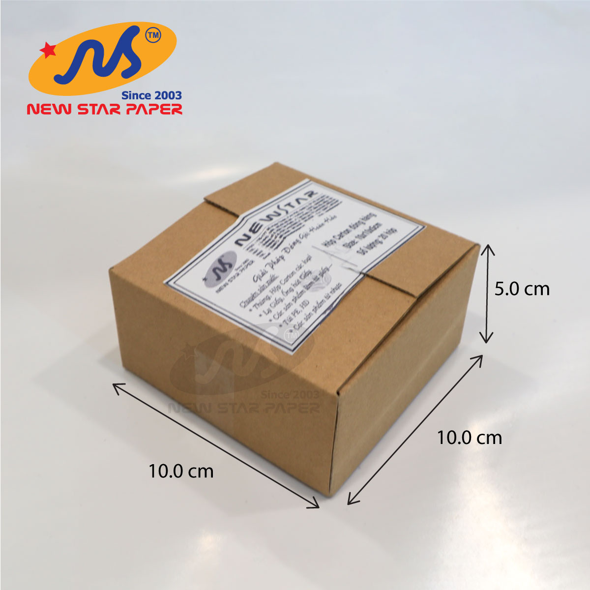 10x10x5cm - Combo 20 hộp giấy carton