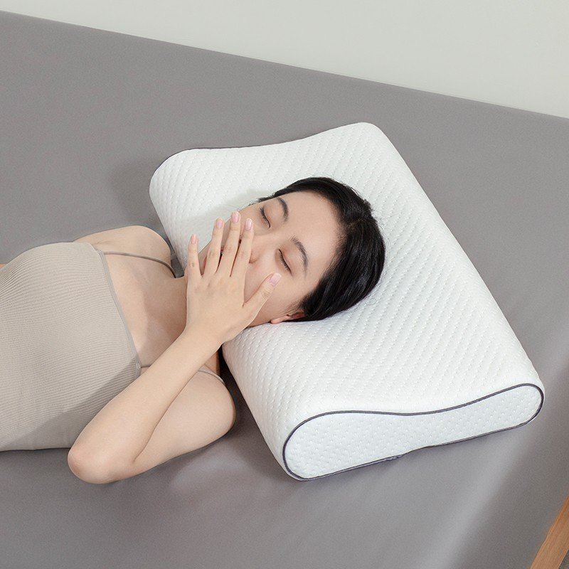 Gối ngủ Memory Foam Contour NOOZ Home Goods ruột cao su non, gối chống trào ngược người lớn nằm