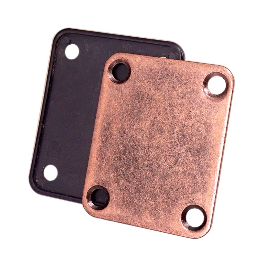 Guitar Bass Điện Cổ Đĩa Cổ Đĩa với Ốc Vít-Đồng Đỏ