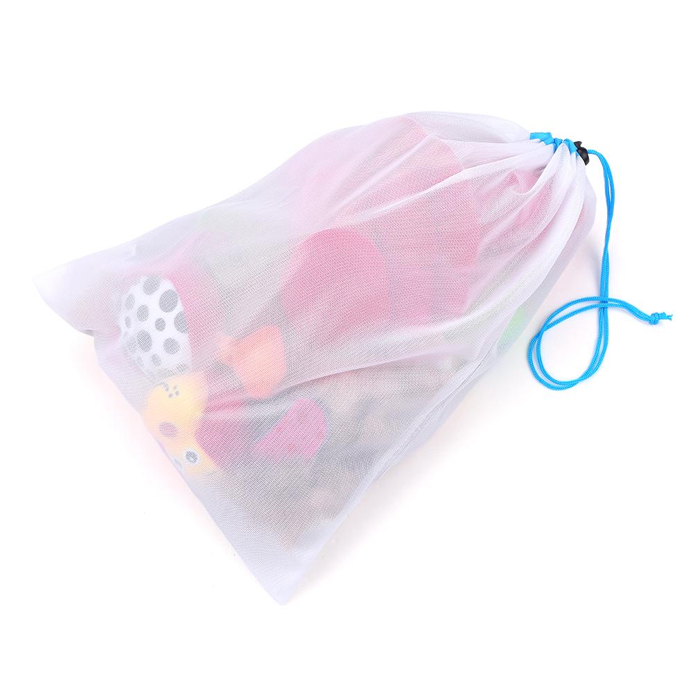 15 cái túi lưu trữ đồ dùng bằng lưới chất lượng cao với 3 kích thước Dễ dàng đóng mở với dây rút