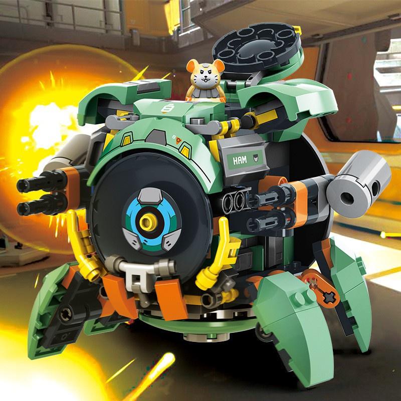 Đồ Chơi Lắp Ráp Kiểu LEGO Overwatch Wrecking Ball Robot Model SX4044-với 227 chi tiết