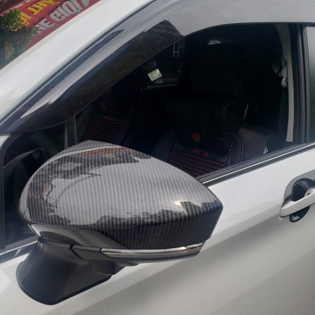 Ốp gương Carbon xe Veloz / Avanza 2021 2022 2023 - vân carbon cao cấp - Giá 1 bộ