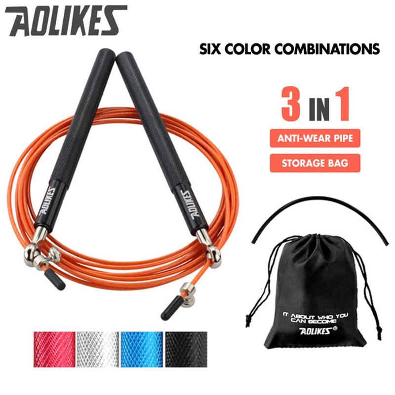 Tốc Độ Dây Nhảy Chuyên Nghiệp Dây Nhảy Cho Crossfit MMA Boxing Thể Dục Bỏ Qua Tập Luyện Tập Với Túi Đựng Dự Phòng Cáp
