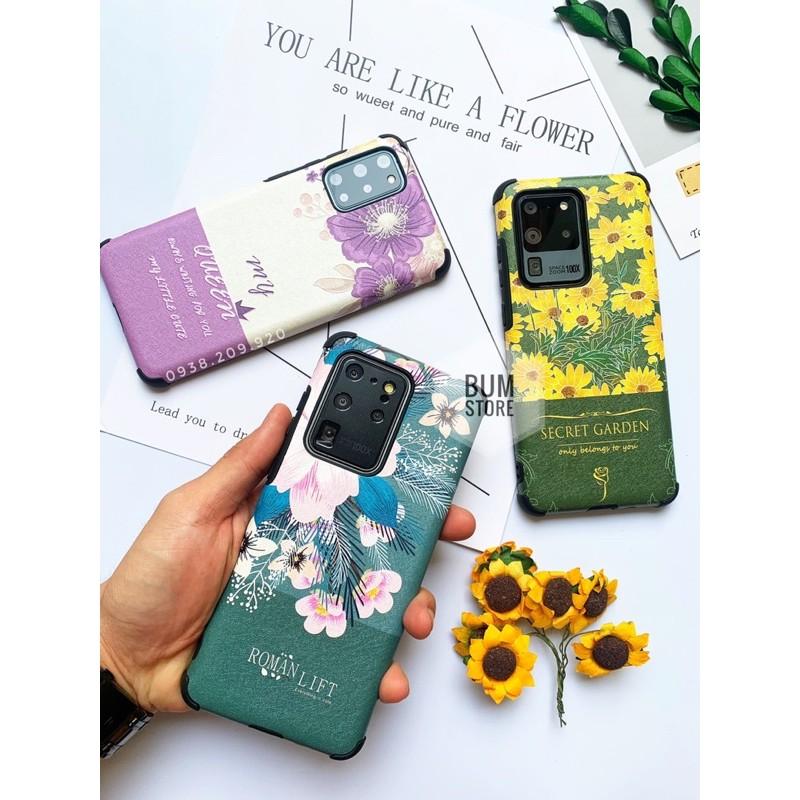 Ốp Lưng Hoa 3 Mùa Cho Điện Thoại Samsung Galaxy S20 Ultra / S20 Plus / S10 Plus