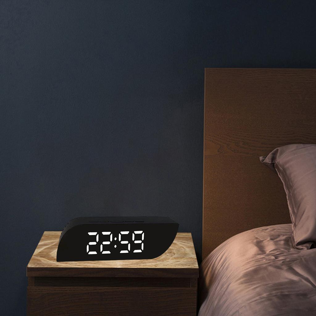 LED Desk Clocks Calendar Temperature 3 Mode Snooze