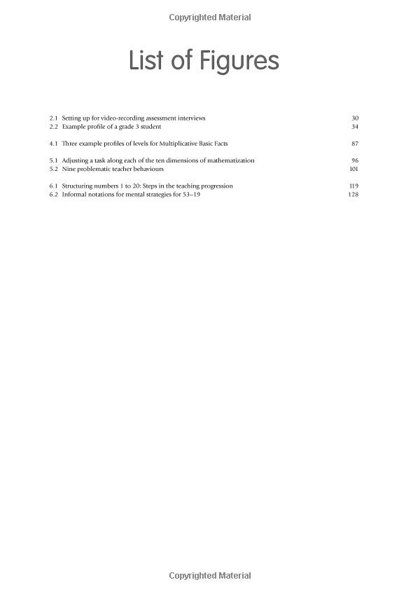 The Learning Framework In Number: Pedagogical Tools For Assessment And Instruction (Math Recovery)
