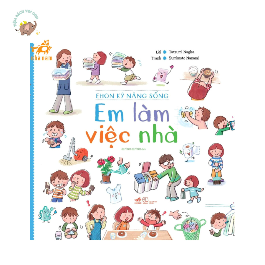 Sách - Ehon kỹ năng sống - Em làm việc nhà