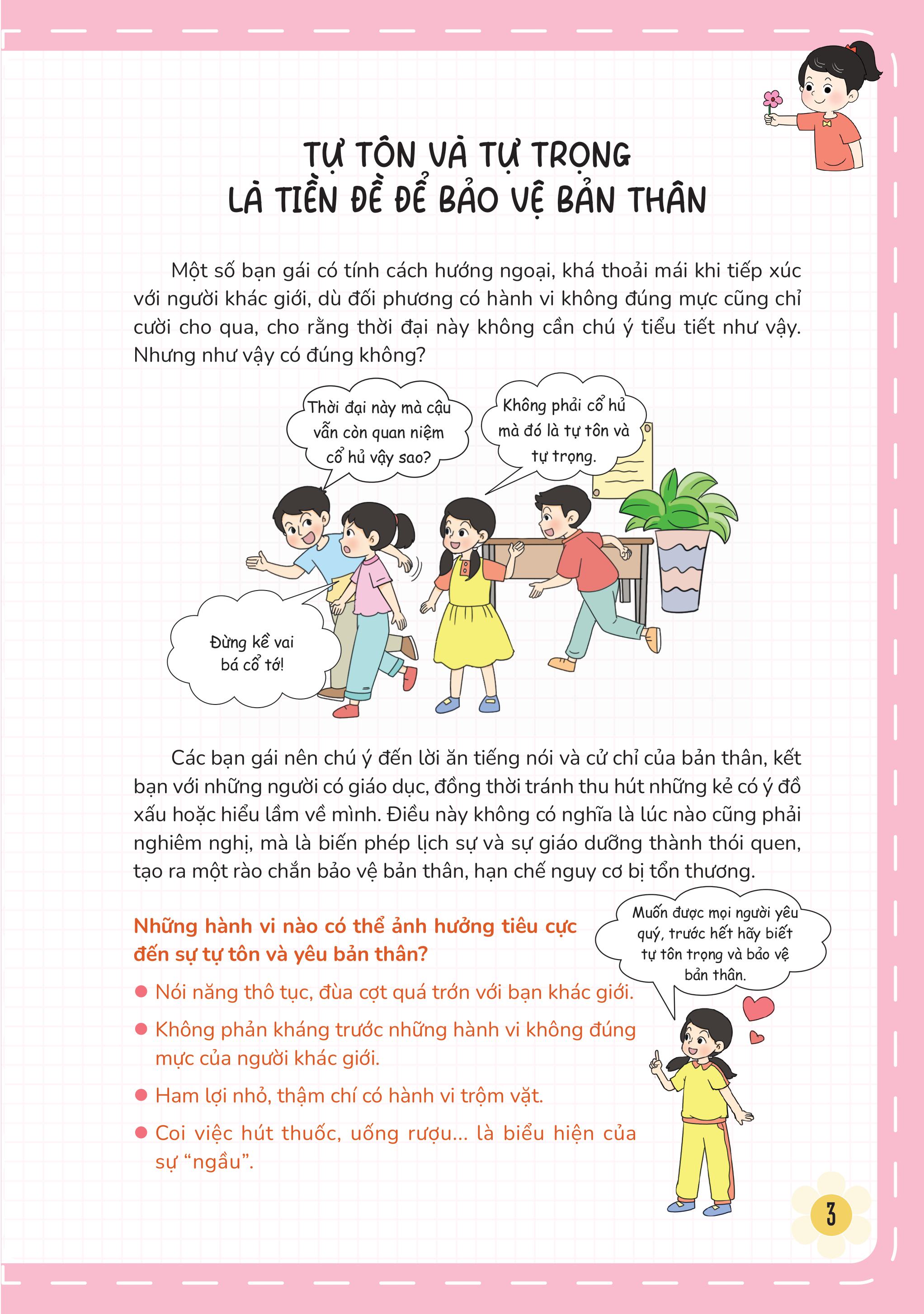 Sách - Con Gái À! Tự Bảo Vệ Mình Là Quan Trọng Nhất - Món Quà Trưởng Thành Dành Tặng Con Gái - Lý Bình