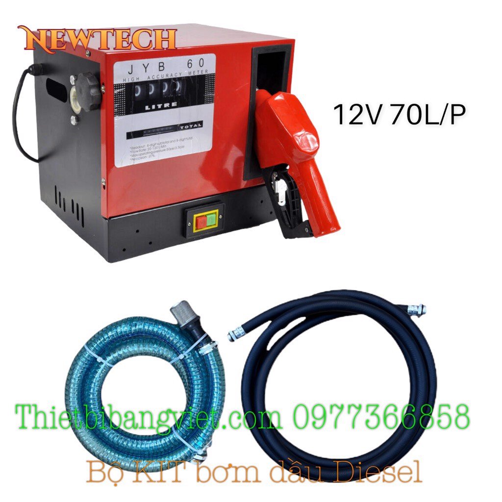 Bộ KIT bơm dầu diesel JYB K600 220V 12V 24V cấp phát nội bộ